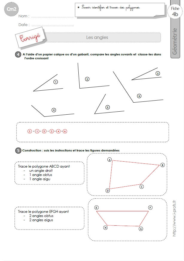 Comment tracer des angles avec une équerre géométrique? 