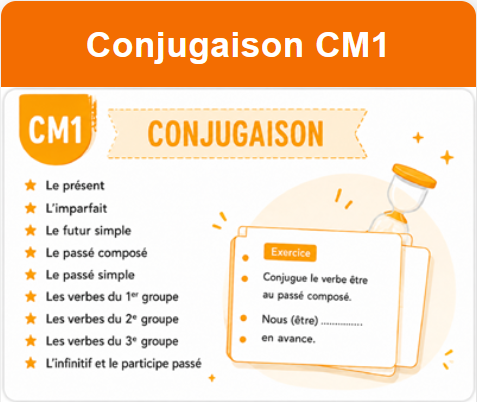 Aperçu Conjugaison CM1