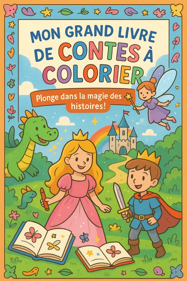 grand album de coloriage gratuit sur les contes pour enfants