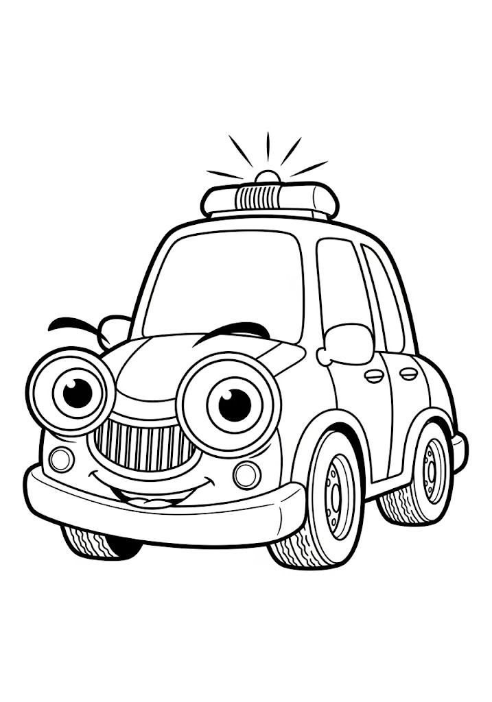 coloriages gratuits les véhicules une ambulance a colorier