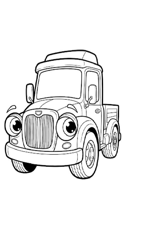 coloriages gratuits les véhicules un camion benne a colorier