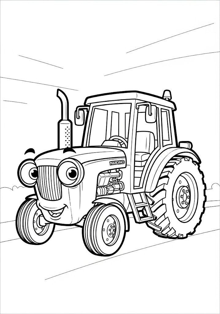Camionnette à colorier