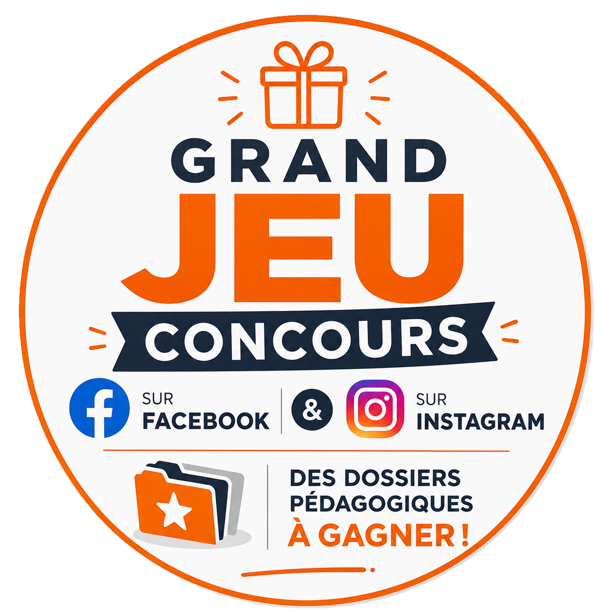 Grand jeu concours Facebook et Instagram : des dossiers pédagogiques à gagner