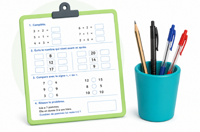Fiches de numération CP