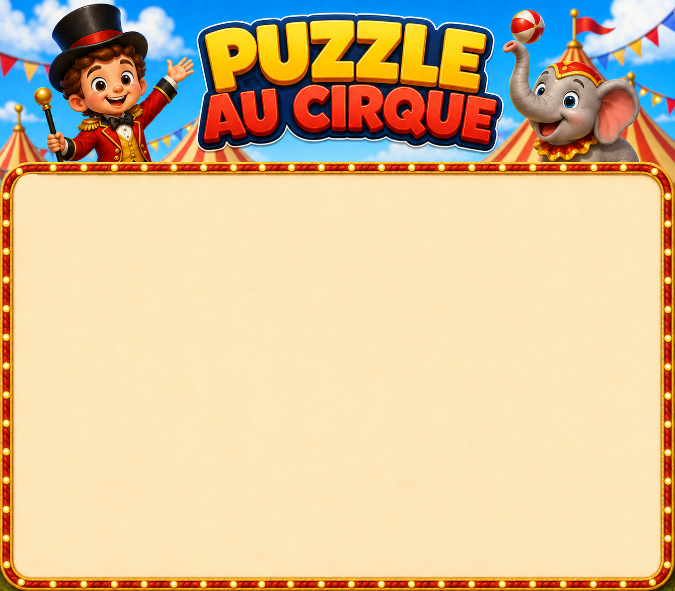 Puzzle au cirque