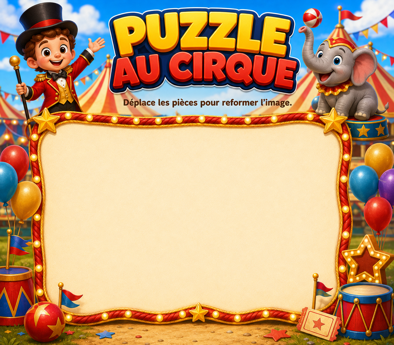Puzzle au cirque