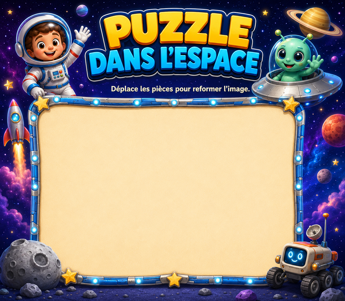 Puzzle dans l’espace
